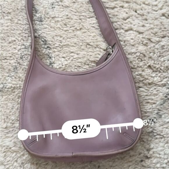 Coach Vintage Ergo Mini 9020 Zip Shoulder Bag in Lavender RARE - Picture 13 of 15